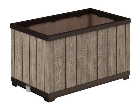 ⁨DONICA PROSTOKĄTNA KETER PLANTER DECOCOAT ASHWOOD⁩ w sklepie Wasserman.eu