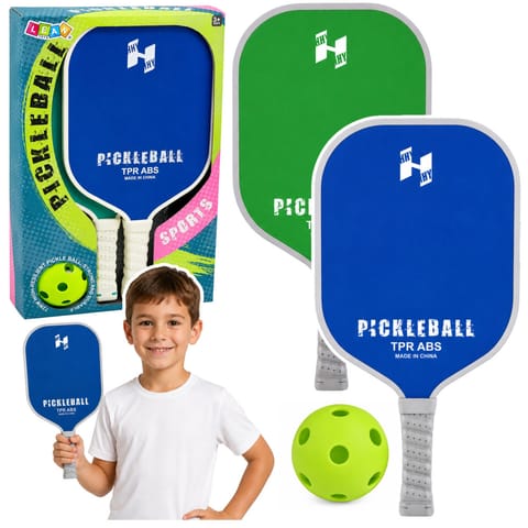 ⁨Zestaw Paletki Do Gry w Pickleballa Tenisa Badmintona Zielono-Niebieski⁩ w sklepie Wasserman.eu