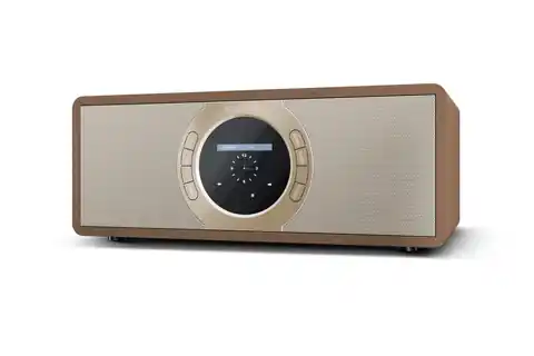 ⁨Sharp DR-I470(BR)PRO Stereo-Internetradio, DAB, DAB+, FM, Bluetooth v5.0, Farbdisplay, 2x7W, App-gesteuert, Spotify, Braun⁩ im Wasserman.eu