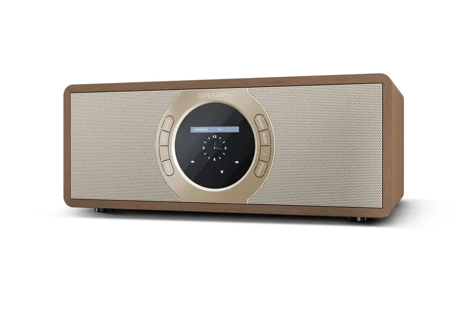 Sharp DR-I470(BR)PRO Stereo-Internetradio, DAB, DAB+, FM, Bluetooth v5.0, Farbdisplay, 2x7W, App-gesteuert, Spotify, Braun im Wasserman.eu