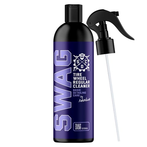⁨Swag BASIC TIRE WHEEL REGULAR CLEANER 500ml - skuteczny preparat do czyszczenia felg i opon z alkalicznym pH oraz efektem zmiany koloru⁩ w sklepie Wasserman.eu