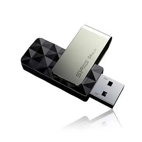 ⁨Silicon Power Blaze B30 USB flash drive 64 GB USB Type-A 3.0 (3.1 Gen 1) Black⁩ at Wasserman.eu
