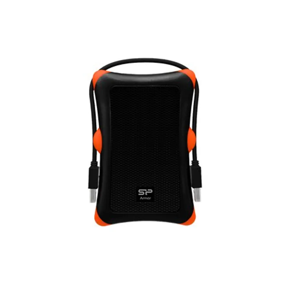 ⁨Silicon Power Armor A30 HDD/SSD enclosure Black, Orange⁩ at Wasserman.eu