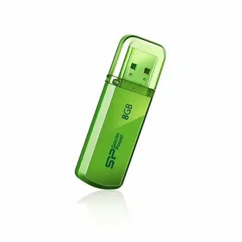 ⁨Silicon Power Helios 101 8 GB, USB 2.0, Green⁩ at Wasserman.eu