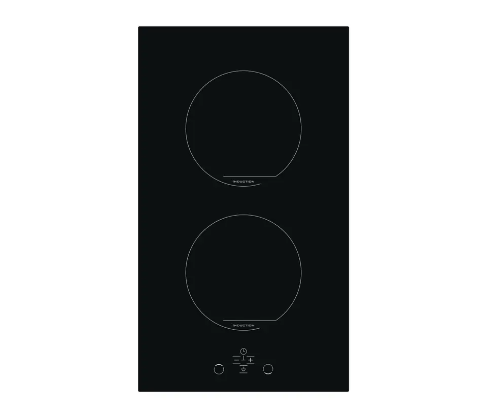 ⁨Simfer Hob H3.020.DEISP Induction, Number of burners/cooking zones 2, Touch, Timer, Black⁩ at Wasserman.eu