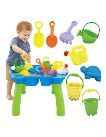 ⁨WOOPIE Stolik Wodny 2w1 Piaskownica 9 akc.⁩ w sklepie Wasserman.eu