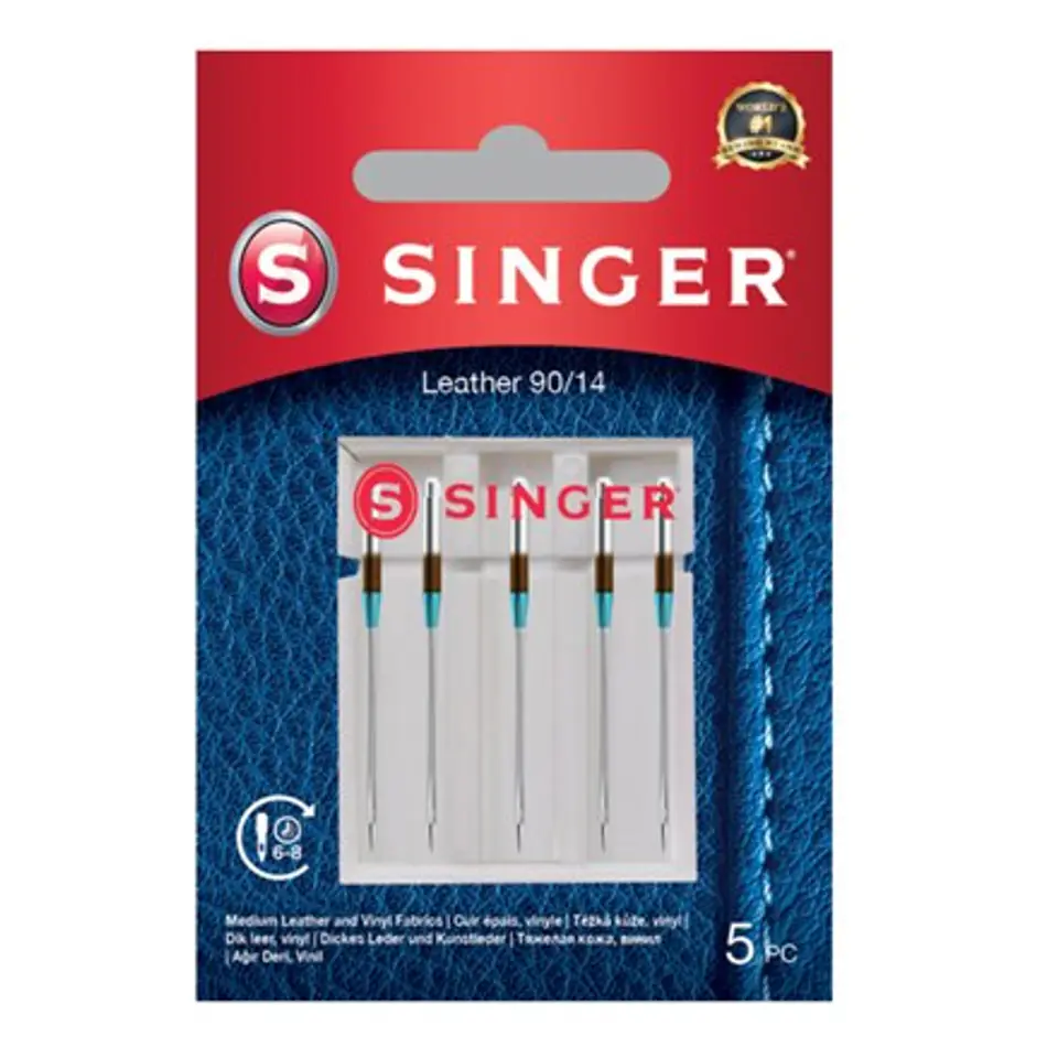 ⁨Singer | Igła skórzana 90/14 5PK⁩ w sklepie Wasserman.eu