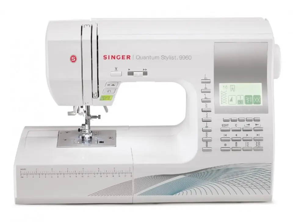 ⁨Singer Sewing Machine Quantum Stylist? 9960 Number of stitches 600, Number of buttonholes 13, White⁩ w sklepie Wasserman.eu