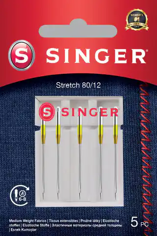 ⁨Singer Stretch Needle 80/12 5PK⁩ w sklepie Wasserman.eu
