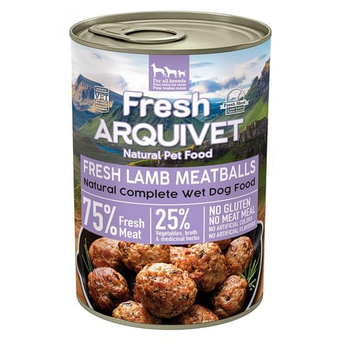 ⁨Arquivet Fresh klopsiki z jagnięciną, marchewką i batatami 400g⁩ w sklepie Wasserman.eu
