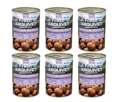 ⁨Arquivet Fresh klopsiki z jagnięciny w sosie 6x400g⁩ w sklepie Wasserman.eu