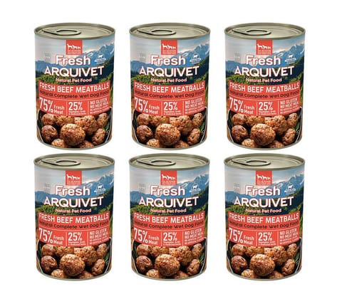 ⁨Arquivet Fresh klopsiki z wołowiny w sosie 6x400g⁩ w sklepie Wasserman.eu