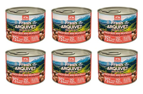⁨Arquivet Fresh MINI klopsiki z wołowiny w sosie 6x200g⁩ w sklepie Wasserman.eu