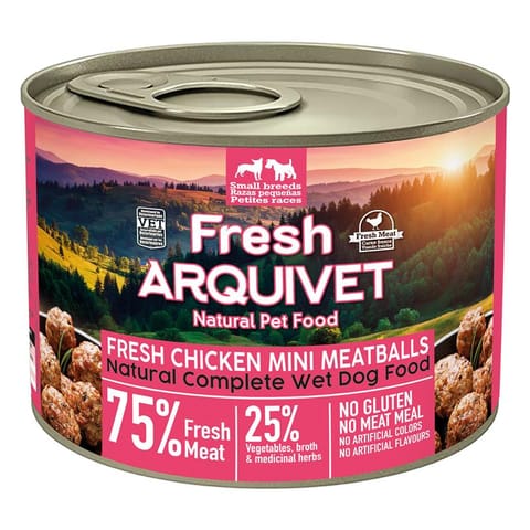 ⁨Arquivet Fresh MINI klopsiki z kurczaka w sosie 200g⁩ w sklepie Wasserman.eu