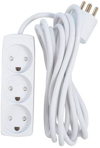 ⁨MicroConnect 3-way Danish Power Strip 3m⁩ w sklepie Wasserman.eu