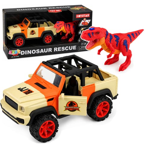 ⁨Samochód Terenowy Z Dinozaurem T-Rex Światła Dźwięki Otwierane Drzwi⁩ w sklepie Wasserman.eu