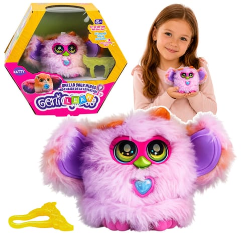 ⁨Zwierzak Interaktywny Stworek Genie Pets Światła Dźwięk Zawieszka Fioletowy⁩ w sklepie Wasserman.eu