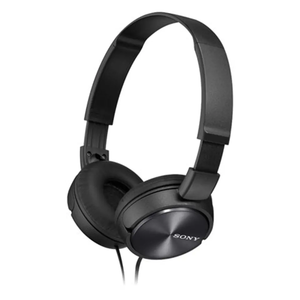 ⁨Handsfree headphones, microphone MDR-ZX310AP black⁩ at Wasserman.eu