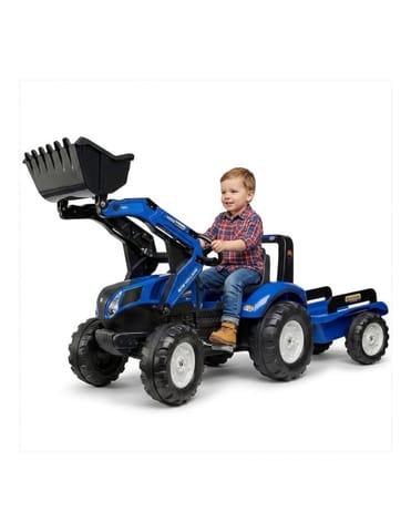 ⁨FALK Traktor na Pedały New Holland T8 z Łyżką i Przyczepą 3-7 lat⁩ w sklepie Wasserman.eu