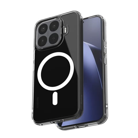 ⁨Crong Hybrid Clear Magnetic - Etui MagSafe Xiaomi 17T Pro 5G (przezroczysty)⁩ w sklepie Wasserman.eu