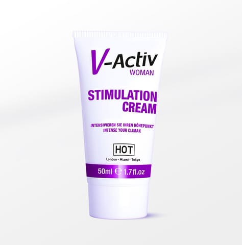 ⁨HOT V-Activ Krem dla kobiet stymulujący olejki eteryczne 50ml⁩ w sklepie Wasserman.eu