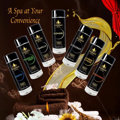 ⁨HOT Massage Oils Special 100 ml - olejek do masażu egzotyczny z witaminą E⁩ w sklepie Wasserman.eu