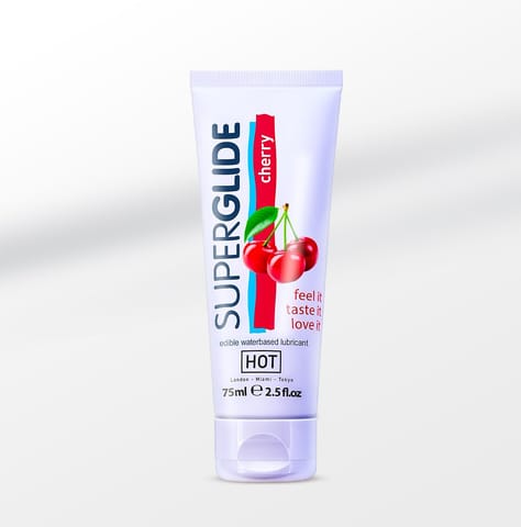 ⁨HOT Superglide Water-Based Żel nawilżający jadalny 75 ml⁩ w sklepie Wasserman.eu