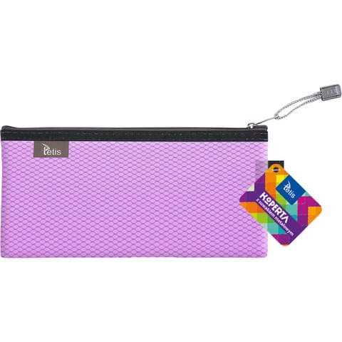 ⁨Koperta 24x12cm z suwakiem metalowym TETIS BT609-F Fiolet⁩ w sklepie Wasserman.eu