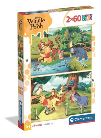 ⁨Puzzle 2x60 Winnie The Pooh 100⁩ w sklepie Wasserman.eu