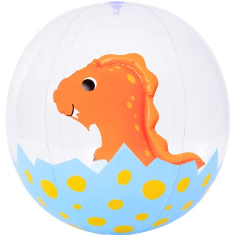 ⁨PIŁKA PLAŻOWA DMUCHANA 50CM DINOZAUR 53198⁩ w sklepie Wasserman.eu