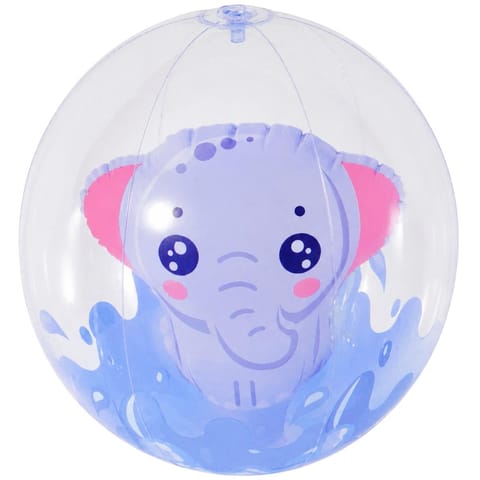 ⁨PIŁKA PLAŻOWA DMUCHANA 50CM SŁOŃ 53198⁩ w sklepie Wasserman.eu