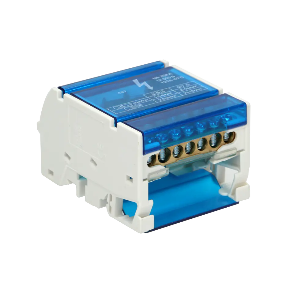⁨Verteilerblock 4-reihig, 7 Drähte⁩ im Wasserman.eu