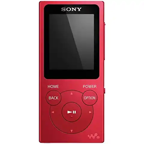 ⁨Sony Walkman NW-E394B MP3 Player, 8GB, Red⁩ at Wasserman.eu
