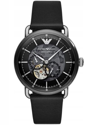 ⁨ZEGAREK MĘSKI EMPORIO ARMANI AVIATOR AUTOMATIC AR60026 + BOX (zi099a)⁩ w sklepie Wasserman.eu