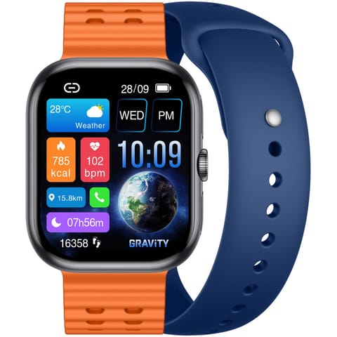 ⁨SMARTWATCH MĘSKI GRAVITY GT29-2 - ROZMOWY BLUETOOTH, DODATKOWY PASEK (sg057b)⁩ w sklepie Wasserman.eu
