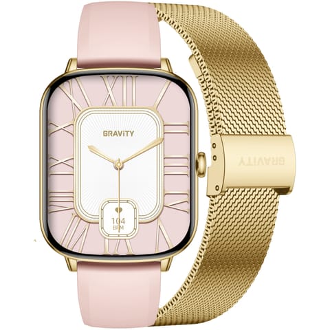 ⁨SMARTWATCH DAMSKI GRAVITY GT30-1 - ROZMOWY BLUETOOTH, DODATKOWY PASEK (sg058a)⁩ w sklepie Wasserman.eu
