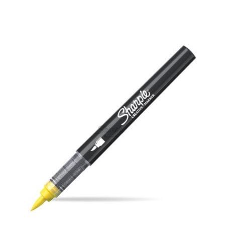 ⁨MARKER AKRYLOWY ŻÓŁTY PĘDZELKOWA KOŃCÓWKA⁩ w sklepie Wasserman.eu