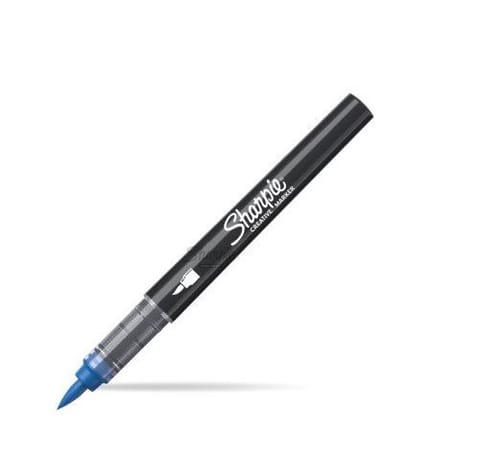 ⁨MARKER AKRYLOWY NIEBIESKI PĘDZELKOWA KOŃCÓWKA⁩ w sklepie Wasserman.eu