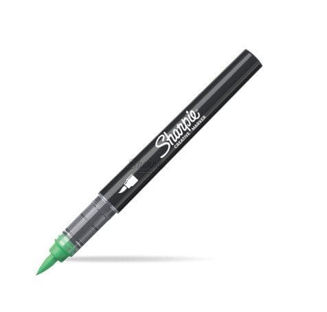 ⁨MARKER AKRYLOWY JASNO ZIELONY PĘDZELKOWA KOŃCÓWKA⁩ w sklepie Wasserman.eu