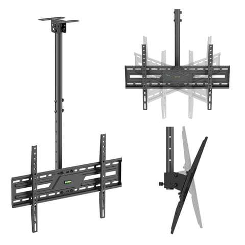 ⁨Uchwyt / wieszak sufitowy dla TV Maclean, max. obciążenie 50kg, 37-86", max VESA 600x400, MC-173⁩ w sklepie Wasserman.eu