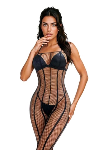 ⁨Bodystocking 214088 black (kolor czarny, rozmiar uniwersalny)⁩ w sklepie Wasserman.eu