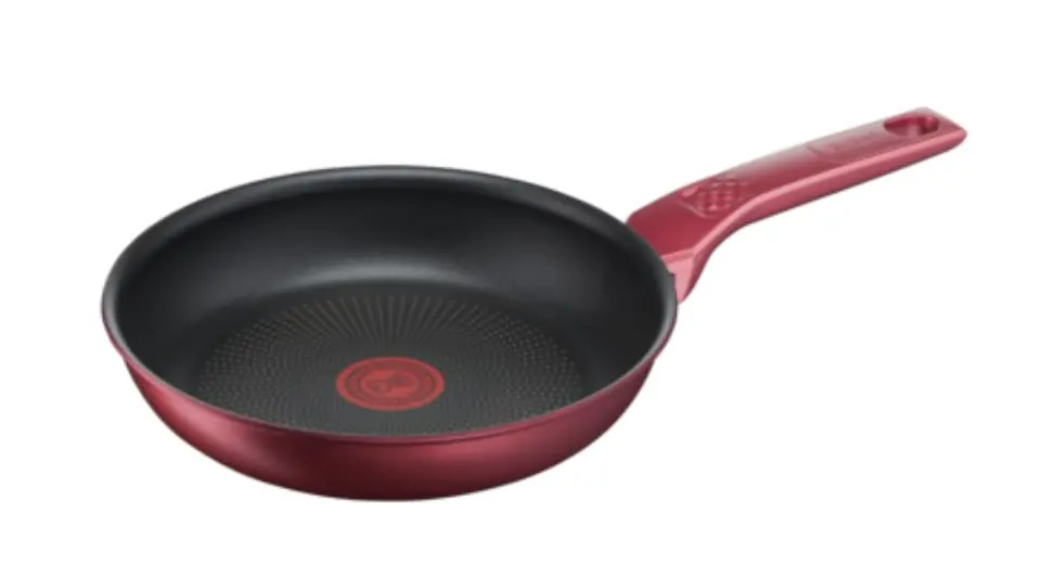 ⁨TEFAL Daily Chef Pan G2730422 Diameter 24 cm, Suitable for induction hob, Fixed handle, Red⁩ at Wasserman.eu