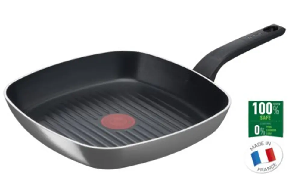 ⁨TEFAL Patelnia do steków B5694053 Easy Plus Grill, średnica 26 cm, stały uchwyt⁩ w sklepie Wasserman.eu