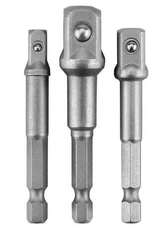 ⁨ZESTAW REDUKCJI DO NASADEK 1/2'/1/4'/3/8' NA 1/4' HEX, 3 SZT⁩ w sklepie Wasserman.eu