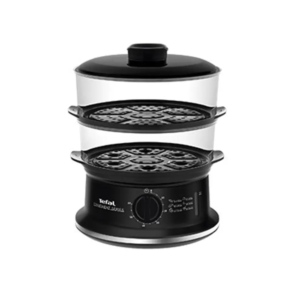 ⁨TEFAL | VC140135 Food Steamer | Black | 900 W | Number of baskets 2⁩ w sklepie Wasserman.eu