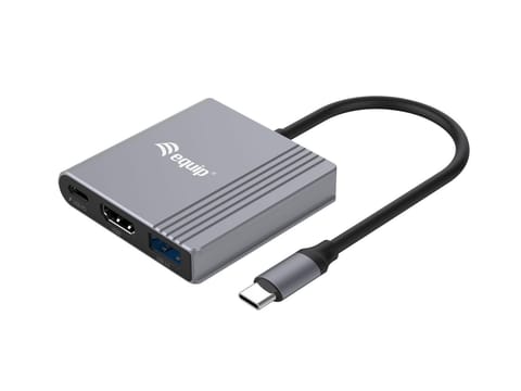 ⁨Equip 3 In 1 Usb-C To Hdmi / Usb-A⁩ w sklepie Wasserman.eu