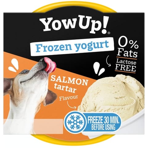 ⁨Yow Up! Frozen Yogurt Salmon Tartar - jogurt do mrożenia tatar z łososia 110g⁩ w sklepie Wasserman.eu