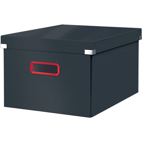 ⁨Pudełko do przechowywania Leitz Click&Store Cosy średnie szare 53480089⁩ w sklepie Wasserman.eu