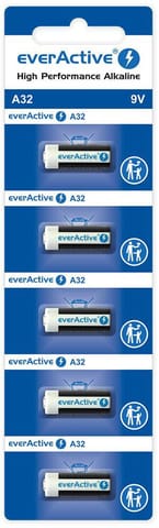 ⁨Bateria A32 / 32A everActive 9V (blister 5 szt.)⁩ w sklepie Wasserman.eu