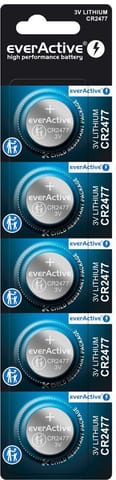 ⁨Bateria CR2477 everActive (blister 5 szt.)⁩ w sklepie Wasserman.eu